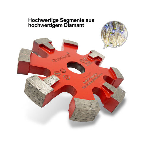 120*17*10*8T*22.23mm Diamant Frässcheibe vloerverwarmingsschijf Diamantfreesblad for beton concrete floor