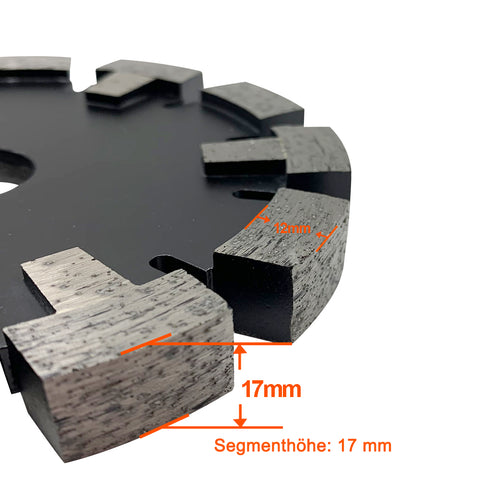 130*17*12*22.23mm Diamant Räumscheibe vloerverwarming infrezen Diamond Tuck Point Blade for Granite Concrete floor