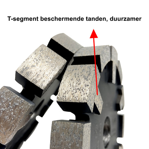 120*16*10*22.23mm Diamant Räumscheibe vloerverwarmingsschijf Diamond Tuck Point Blade for Granite Concrete floor